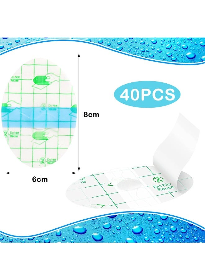 Daytoyz 40pcs Baby Waterproof Ear Stickers, Waterproof Ear Protector Cover, Ear Protectors with Ear Plugs for Adult, Teens, Ear Covers for Shower - Image 2